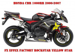 Rockstar Yellow Star for Honda CBR 1000RR 2006-2007